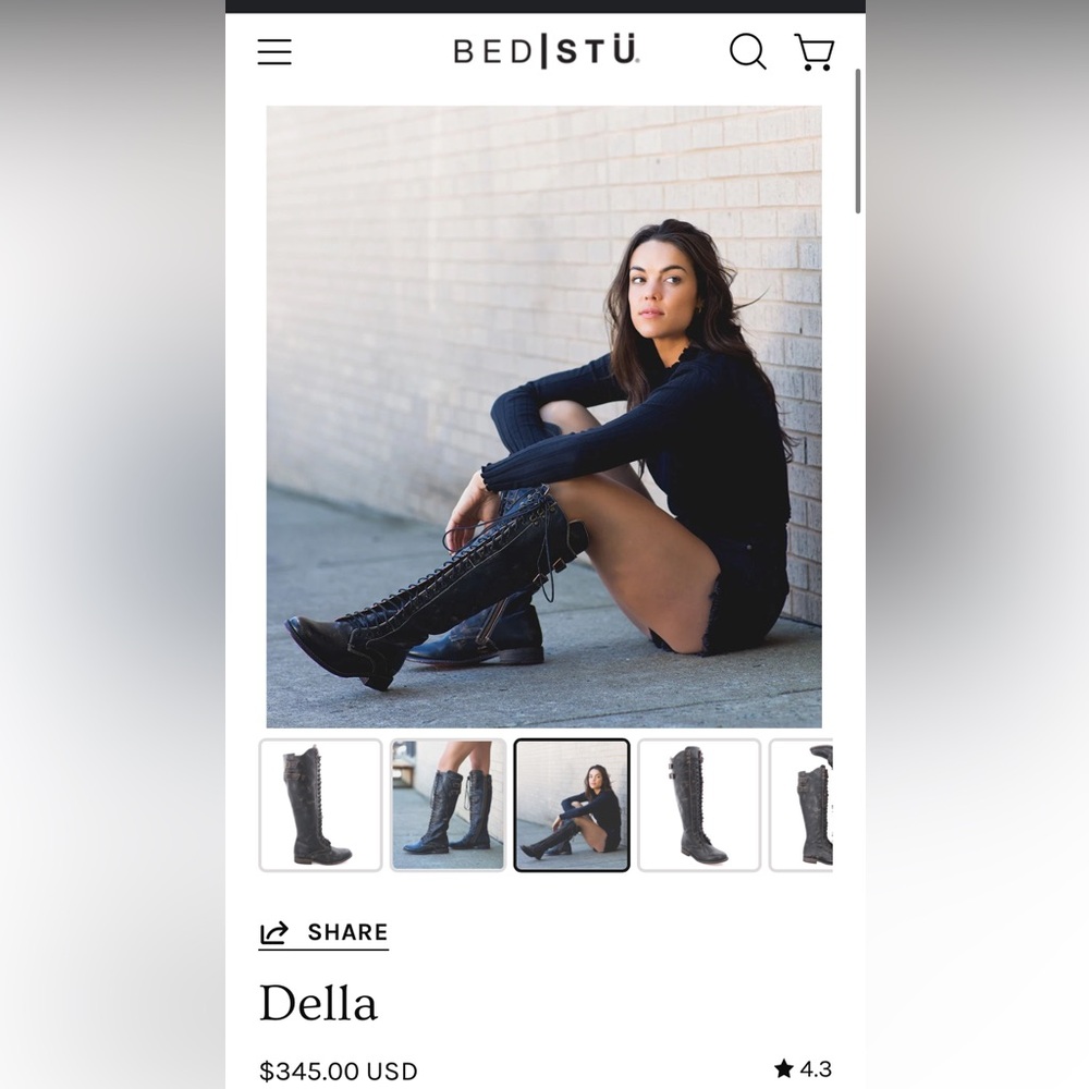 Bed Stu | Della Boot in black | Size 7 - Picture 13 of 14